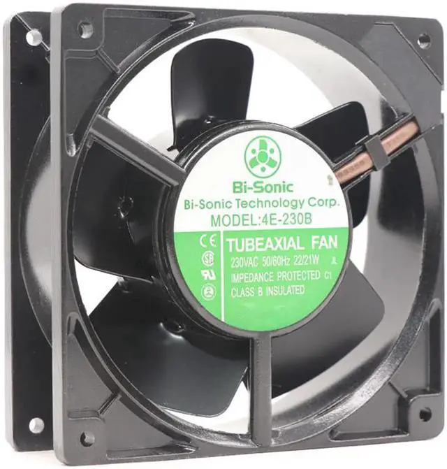 Alt view image 6 of 7 - for Bi-Sonic 4E-230B axial Fan 230V 120X120X38MM 2700/3000RPM 22/21W All Metal High Temperature Moistureproof Fan