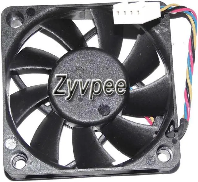 Alt view image 3 of 3 - for 60MM CPU Cooling 6015 Zyvpee AFB0612VHC 12V 0.36A 4 Wires 4 Pins Case Fan 60*15mm