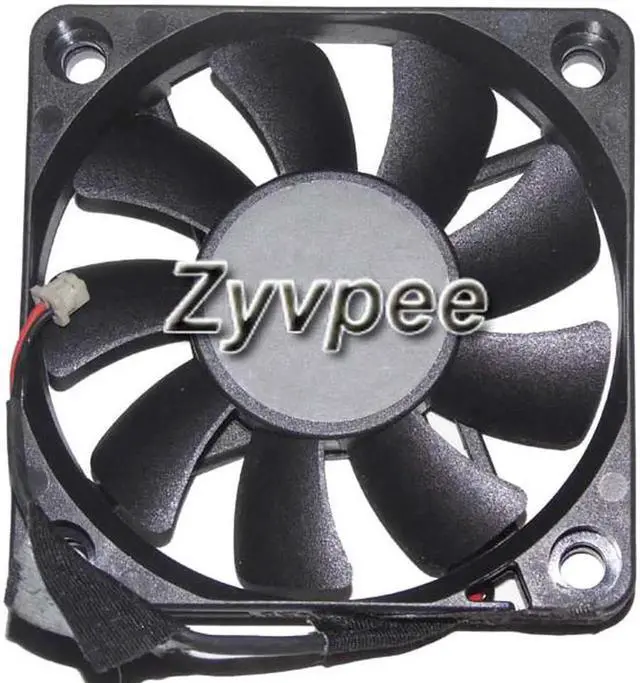 Alt view image 2 of 3 - for 60MM 6010 G.(9).B325 5V 1.4W 2 Wires 2 Pins 6CM CPU Cooling Fan