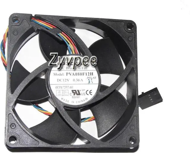 Main image of for Foxconn 80*20mm PVA080F12H 725Y7 P03-AE 12V 0.36A 4 Wires 4 Pins PWM case fan 8CM cpu cooler
