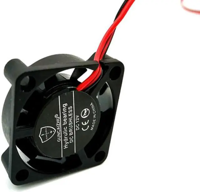 Main image of for 25*07mm 2507 12Vdc 0.06A sleeve bearing 2 wires 25mm mini cooling fan