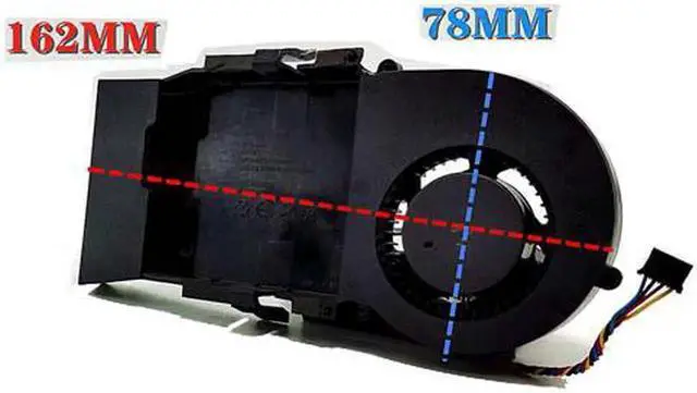 Alt view image 2 of 3 - for Delta KSB0705HB-A XH2YX 5V 1.0A 5W 5394PRM 28.5dBA 10.55CFM 4Wire CPU Cooler Fan