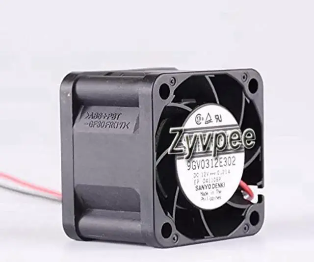 Main image of for 38mm 9GV0312E302 12V 0.21A 2 Wires 4CM High revolution Cooling Fan