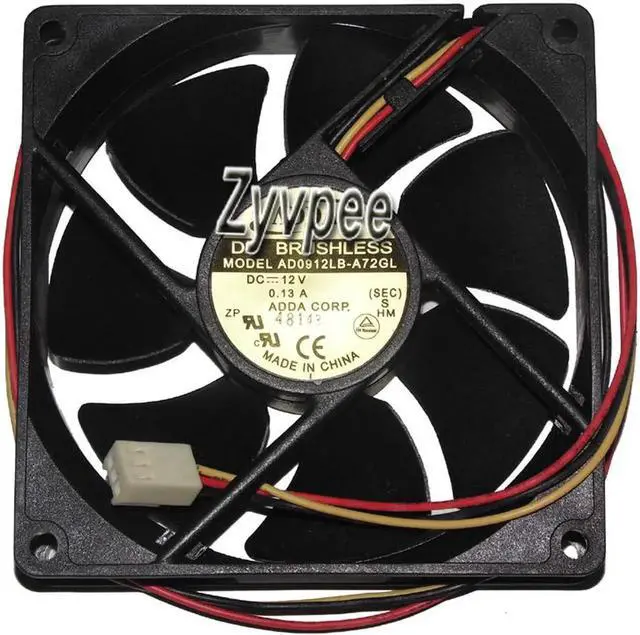 Main image of for adds 90mm AD0912LB-A72GL 12V 0.13A 3 wires 3 pins 9cm cooling fan
