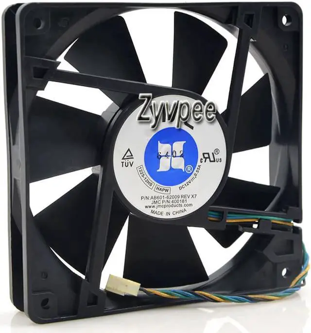Alt view image 3 of 4 - for JMC 120*25MM 1225-12HS HAPW 12V 0.55A 4 wires 4 pins 12cm case fan power axial cooler