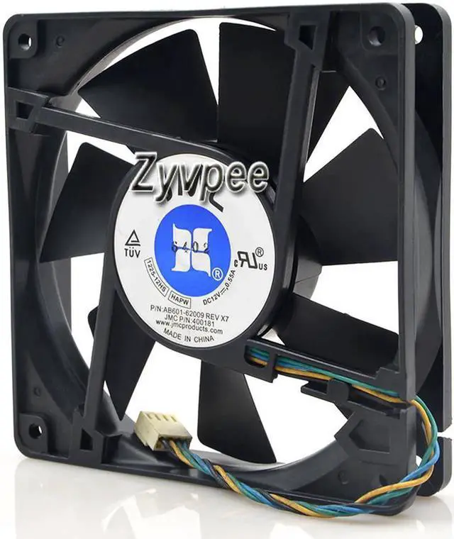 Main image of for JMC 120*25MM 1225-12HS HAPW 12V 0.55A 4 wires 4 pins 12cm case fan power axial cooler