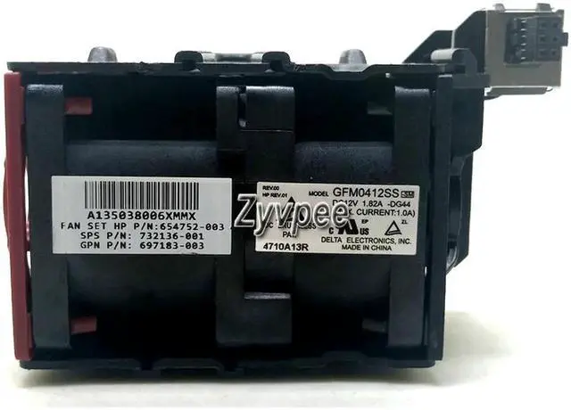 Alt view image 4 of 5 - for Delta GFM0412SS -DG44 12V 1.82A 654752-003 732136-001 697183-003 Server Fan