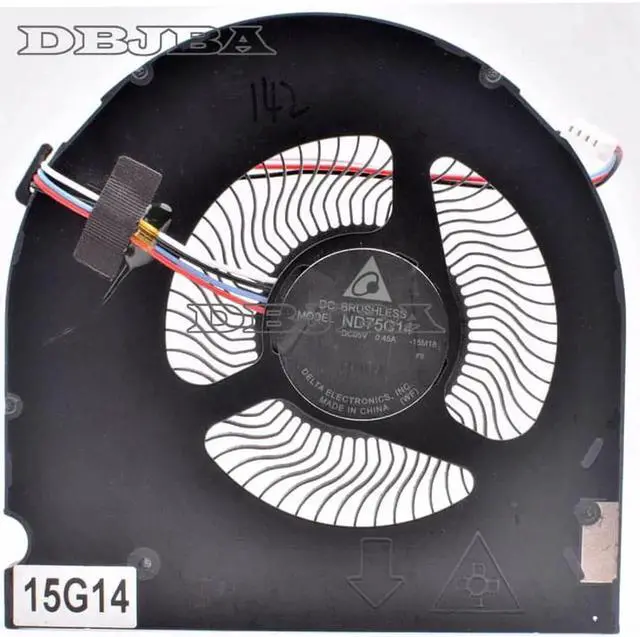 Main image of Fan for Delta ND75C14-15M18 ND75C14-15M18 DC5V 0.45A Laptop CPU Cooling Fan