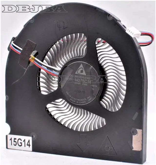 Alt view image 5 of 6 - Fan for Delta ND75C14-15M18 ND75C14-15M18 DC5V 0.45A Laptop CPU Cooling Fan