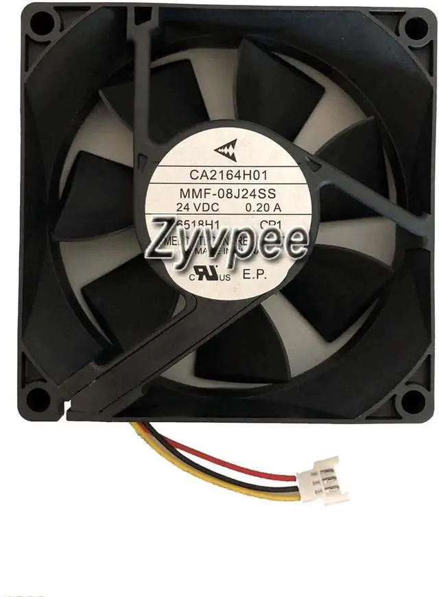 Main image of for MITSUBISHI 80MM MMF-08J24SS CP1 CA2164H01 24V 0.13A 3 wires 3 pins 8CM case fan inverter cooler
