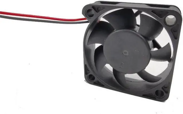 Alt view image 3 of 3 - for 50mm 5015 D50SH-12B DC12V 0.16A 2 Wires 5CM Cooling Fan