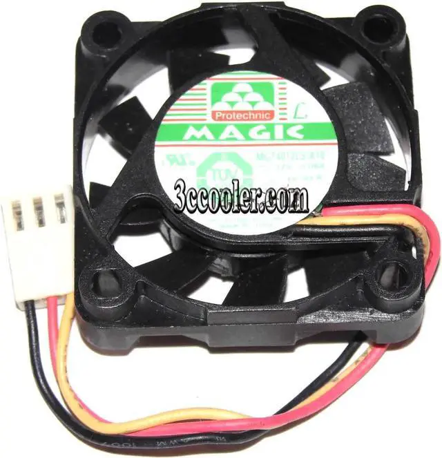 Main image of for MAGIC 4010 MGT4012LS-A10 12V 0.08A 3 Wires 3 Pins Connector Cooling fan