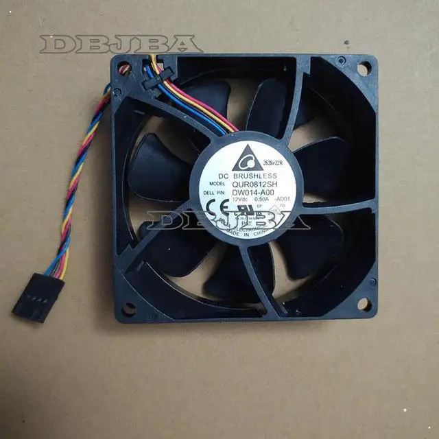 Main image of For QUR0812SH DS08025R12U 89R8J 8cm 80x80x25mm 80mm fan 8025 FOR Dell chassis server cooling fan