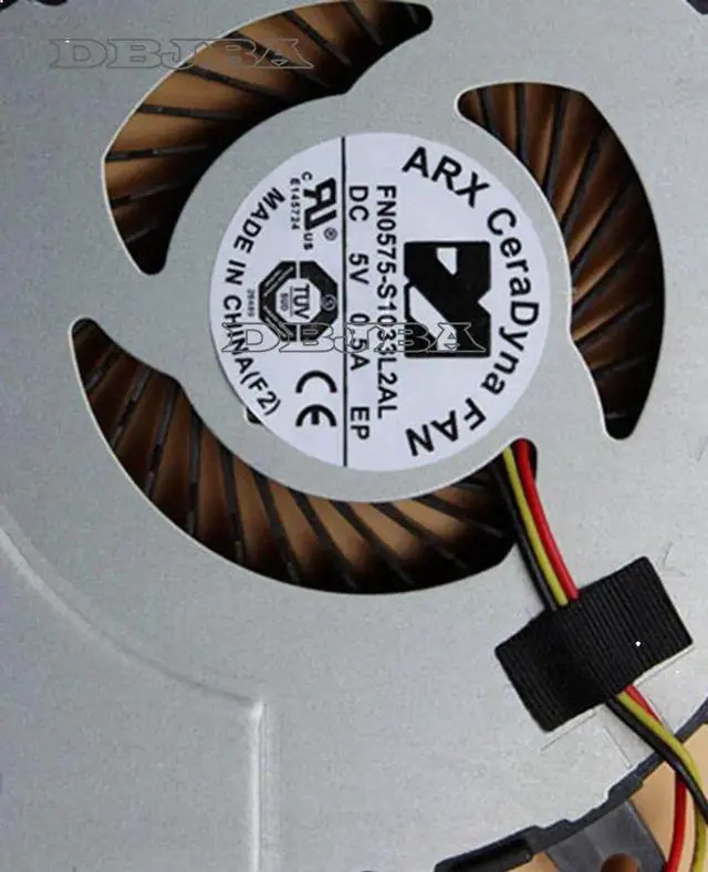 Alt view image 6 of 6 - CPU Fan for ARX4MBLQFA0I00 FN0575-S1033L2AL DC5V 0.5A CPU Cooling Fan