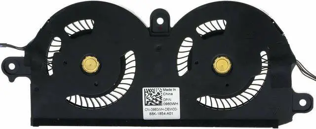 Main image of NEW Genuine CPU Cooling Fan For Dell XPS 13 9370 0980WH 980WH ND55C19-16M01