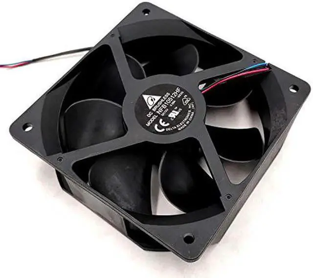 Alt view image 2 of 7 - for NFB10512HF Delta 12V 105mm Fan, 12V 0.39A 10532 3-Wire Projector Cooling Fan