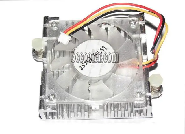 Main image of for T&T 4008M12F NFN 12V 0.14A 3 Wires win fast graphics card cooler VGA fan with aluminum heatsink 55mm mounting-hole distance