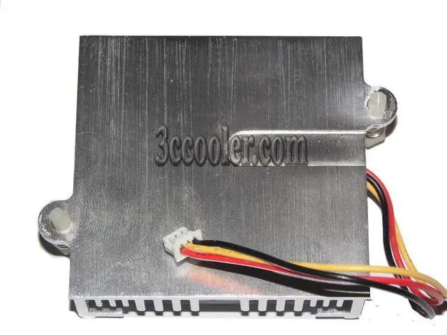 Alt view image 2 of 4 - for T&T 4008M12F NFN 12V 0.14A 3 Wires win fast graphics card cooler VGA fan with aluminum heatsink 55mm mounting-hole distance