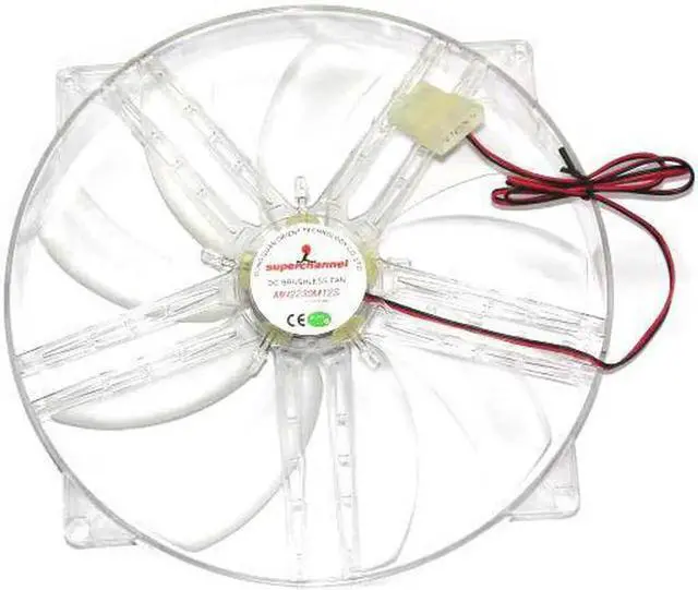 Alt view image 2 of 4 - for NEW MH2230M12S 220*30mm DC 12V 0.28A 2 wires 22cm Power supply case Fan with Blue LED