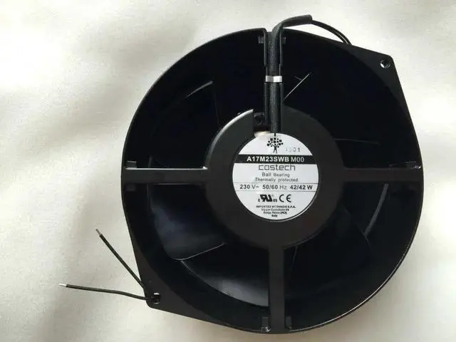 Alt view image 4 of 6 - for Costech A17M23SWB M00 230V~50/60Hz 42W V3F elevator Fan, A17M23SWBM00 Cooling Fan