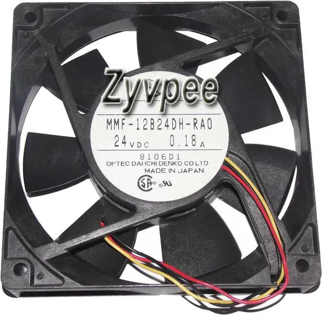 Main image of for MITSUBISHI 12025 MMF-12B24DH-RA0 24V 0.18A 3Wire 12cm Inverter case fan
