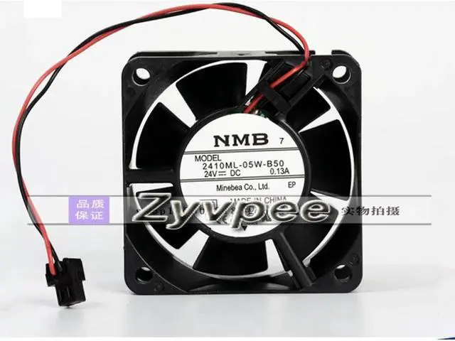 Main image of for Original NMB 60*25MM 2410ML-05W-B50 24V 0.13A 2 wires 2 pins 6CM 60MM Inverter fan Cooling Fan