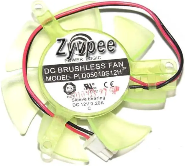 Main image of for 2 Wires 2 Pins Video Card Cooling Fan DC12V 0.2A graphics card fan