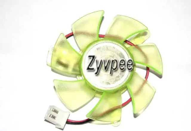 Alt view image 2 of 2 - for 2 Wires 2 Pins Video Card Cooling Fan DC12V 0.2A graphics card fan