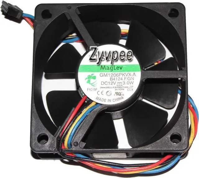 Main image of for For K650T-A00 Server Case SUNON 6020 GM1206PKVX-A B4124.F.GN 12V 3.0W 4 Wires 4 Pins 6CM Case Fan server axial fan