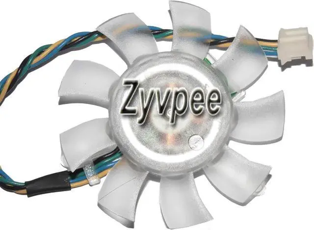 Alt view image 2 of 2 - for MAGIC MGT5012LR-W10 12V 0.08A 4 Wires 4 psin vga fan video fan,graphics card cooler