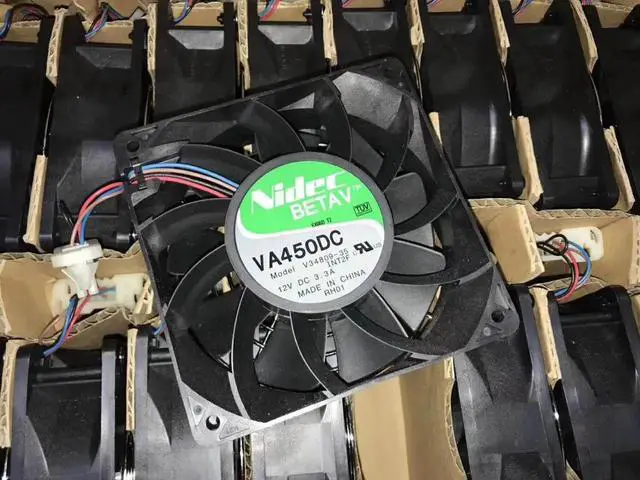 Main image of for Nidec 80*25MM V34809-35 INT2F 12V 3.3A 4 Wires 8CM case fan Server Fan