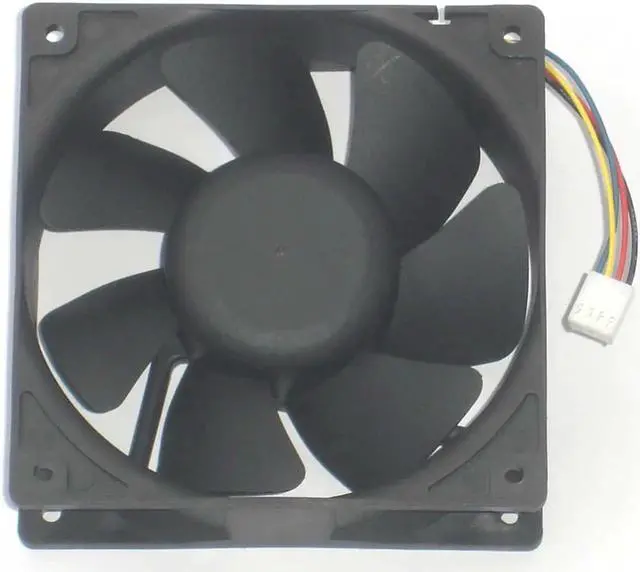 Alt view image 2 of 2 - for For inverter server power AVC 12038 P1238B24H 24V 0.5A 4 Wires 4 Pins DC axial fan 12CM case fan