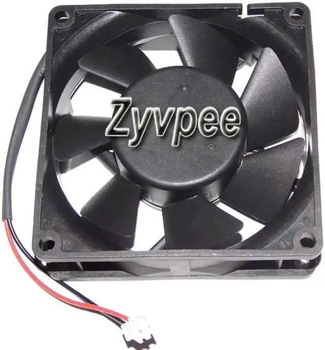 Alt view image 2 of 2 - for 80mm 8025 DA08025B24U -059 DC24V 0.26A 2 Wires 2 Pins 8CM Inverter Cooling Fan