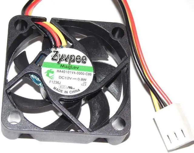 Alt view image 3 of 3 - for 40MM 4010 12V 0.8W 3 Wires Maglev Bearing Cooling Fan For IPC Case