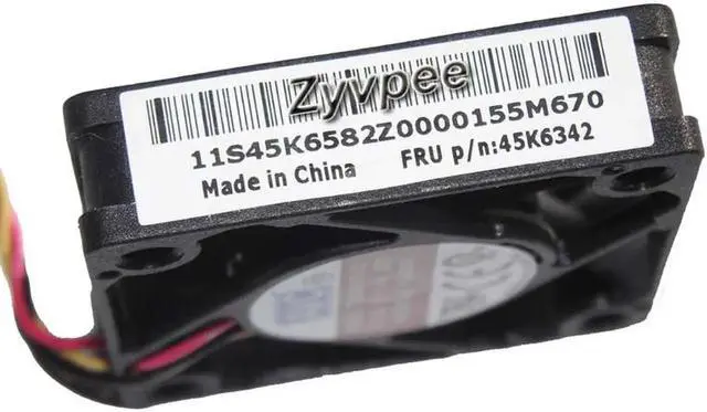 Alt view image 3 of 3 - for 40mm 4010 45K6342 DS04010R12U -S005 DC12V 0.14A 3 Wires 3 Pins 4CM Cooling Fan