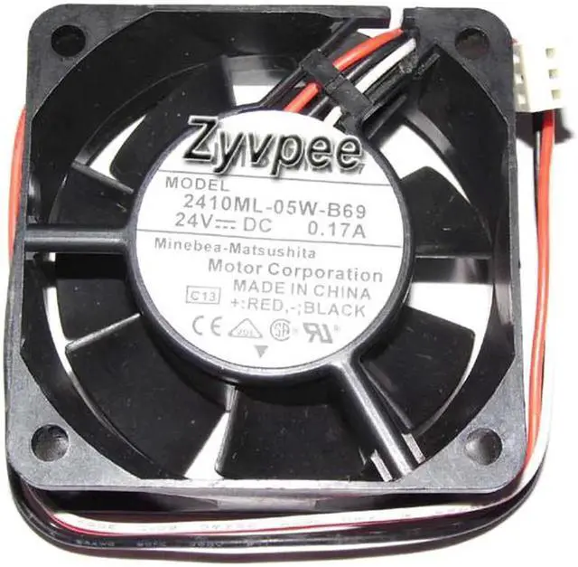 Main image of for 60MM 6025 C13 DC24V 0.17A 3 Wires 3 Pins 6CM inverter Cooling Fan