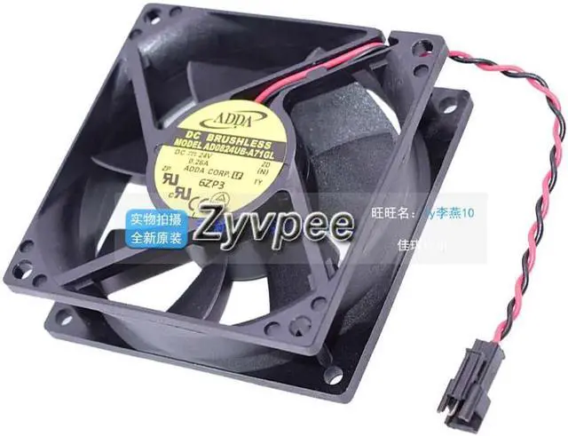 Alt view image 3 of 3 - for 80MM Inverter Cooling ADDA AD0824UB-A71GL 8025 24V 0.26A 8CM Case Fan 80*25mm