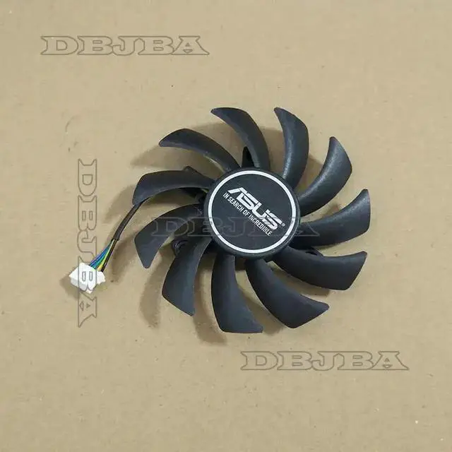 Alt view image 2 of 2 - Cooler Fan For ASUS T128010SH 4 Pin DC 12V 0.25A Graphics Card Cooling fan