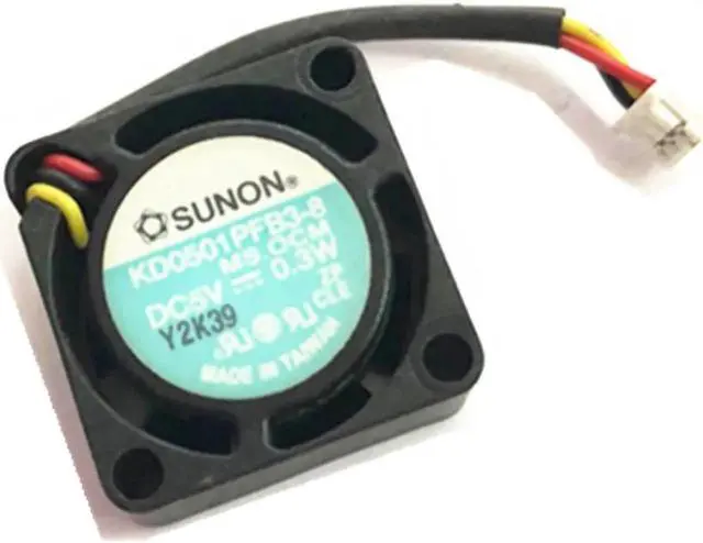 Main image of for Sunon 20*10mm KD0501PFB3-8 5V 0.3W 2CM 3 wires 3 pins mini cooling fan for projector cpu notebook