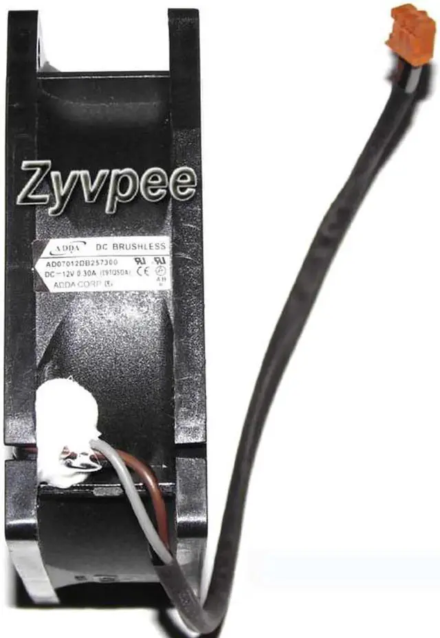 Alt view image 6 of 6 - for 70MM BNEQ Minky MX615 Projector Cooling ADDA AD07012DB257300 12V 0.3A 3 Wires 3 Pins Case Fan