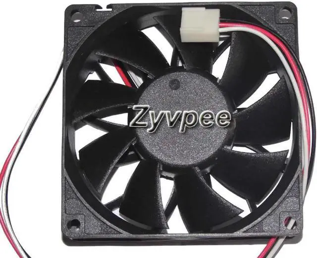 Alt view image 3 of 3 - for ADDA 80mm AS08012XB259300 12V 0.57A 3 wires 3 pins 8cm cpu cooling fan