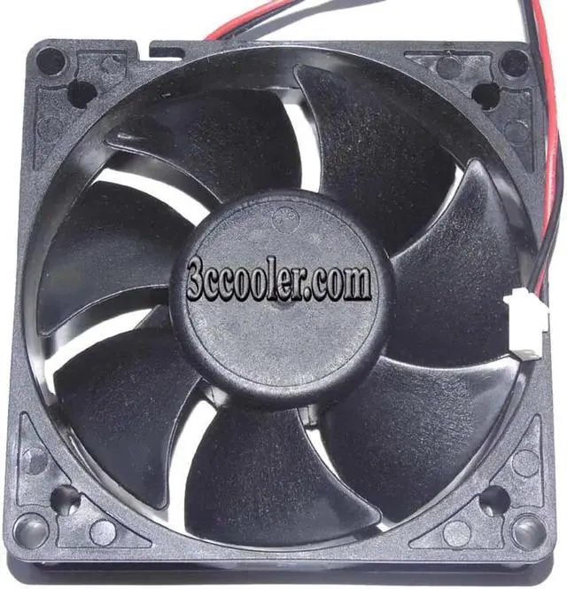 Alt view image 3 of 5 - for 80mm Case Fan Nonoise 8025 A8025M12D CG 12V 0.13A 2 Wires Cooling