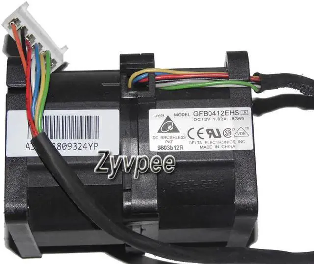 Alt view image 5 of 5 - for 40mm 4056 8G69 519711-001 DC12V 1.82A 8 Wires 6 Pins 4CM Server Cooling Fan