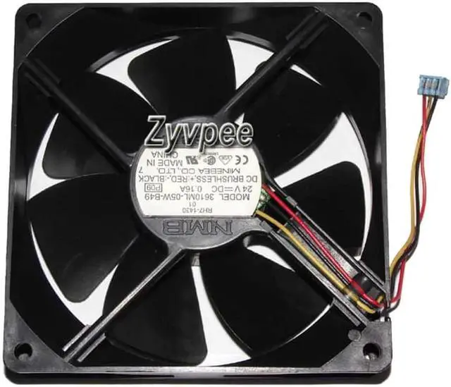 Alt view image 3 of 4 - for 90MM 9225 RH7-1430 A90L-0001-0488 A02B-0260-C021 1354 L05 DC24V 0.16A 3 Wires 9CM Inverter Cooling Fan