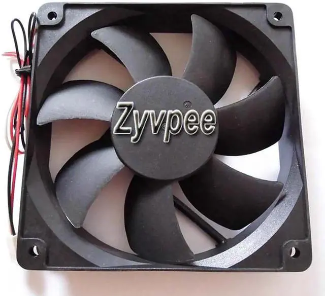 Alt view image 2 of 2 - for 120mm 12025 AD1212LB-A73GL 12V 0.24A 3 Wires 3 Pins 12CM Cooling Fan