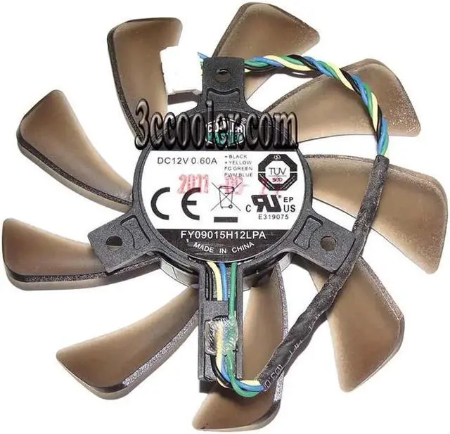 Main image of for 9CM FY09015H12LPA 12V 0.60A 4 wires frameless VGA fan