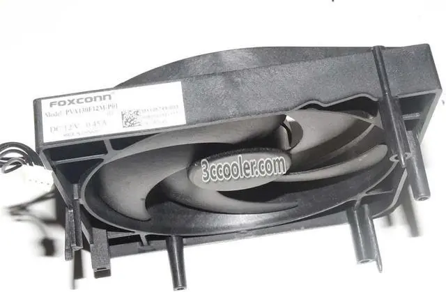 Alt view image 2 of 2 - for PVA130F12M-P01 12V 0.45A 4Wires 4Pin 13cm For Xbox One S Host Cooling Fan