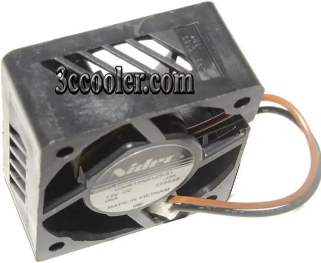 Alt view image 2 of 4 - for 30MM 3015 U30R12NS1Z5-51 J35 2724X3 U30R12NS1Z5-51J35 DC12V 0.05A 2 Wires mini Cooling