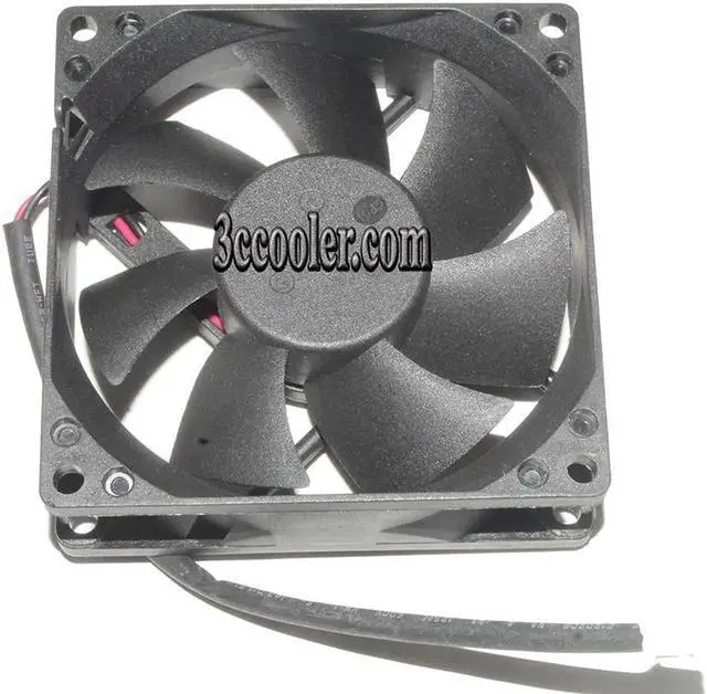 Alt view image 2 of 3 - for 80mm D80BH-12 (GP) 12V 0.18A 2 Wires 8CM Cooling Fan 80x25mm