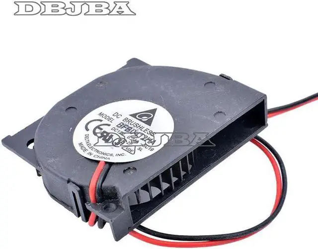 Alt view image 4 of 6 - Fan for Delta BFB0412HA 4510 40x50x10mm DC 12V 0.24A Double Ball Bearing Side Blower Fan